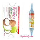 Star Bio-Complex Besitos Aceite de Coco Ampollas/ampollas Tratamiento Capilar Ultra Refinador 0.61 Oz-12 Viales