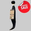 Extensiones de cabello humano liso 9S en negro natural