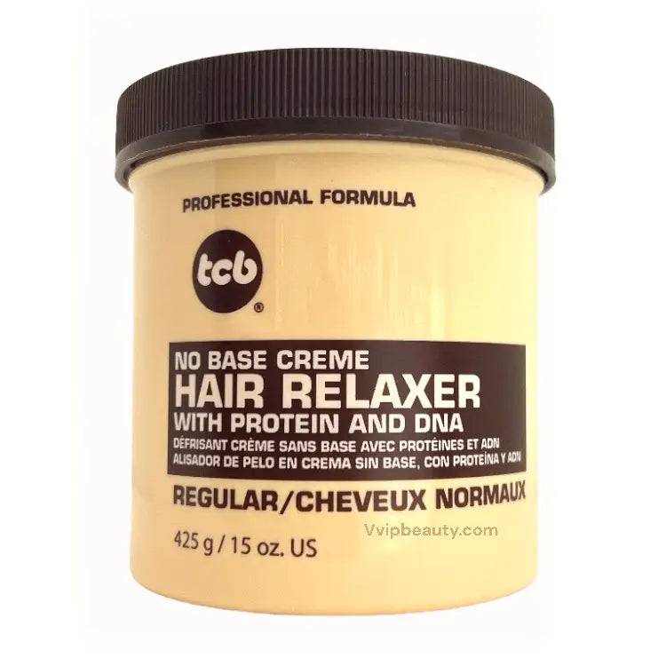 TCB No Base Creme Hair Relaxer Regular 15oz