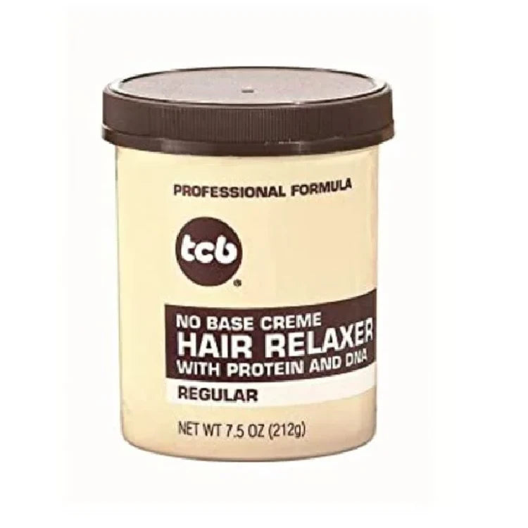TCB No Base Creme Hair Relaxer Regular 7.5oz