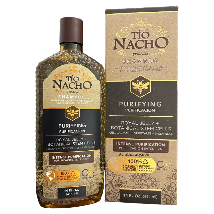 Tio Nacho Royal Jelly + Botanical Stem Cells Anti-Hair Loss Shampoo 14 oz - Revitalize Your Hair