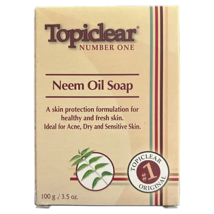 Topiclear Neem Oil Soap 100 g/3.5 oz.