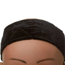 BANDA DE TERCIOPELO PARA PELUCA - NEGRA HWG01