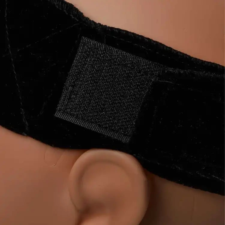 VELVET WIG BAND - BLACK HWG01