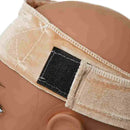 BANDA DE TERCIOPELO PARA PELUCA - Marrón, Beige Oscuro HWG01A