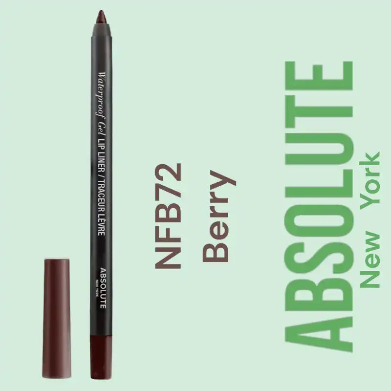 Waterproof Gel Lip Liner- Long-Wearing, High-Pigment Precision