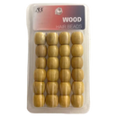 Cuentas de madera de madera natural