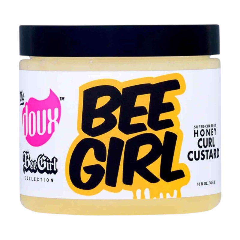 The Doux BEE GIRL™ Honey Curl Custard – 16 oz Thick Custard • All-Day Hold • No Crunch or Flakes