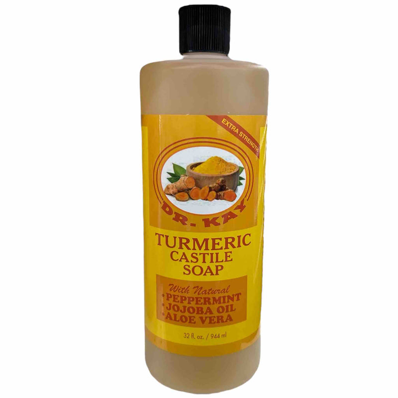 DR. KAY TURMERIC CASTILE SOAP  (32 oz / 944 ml)