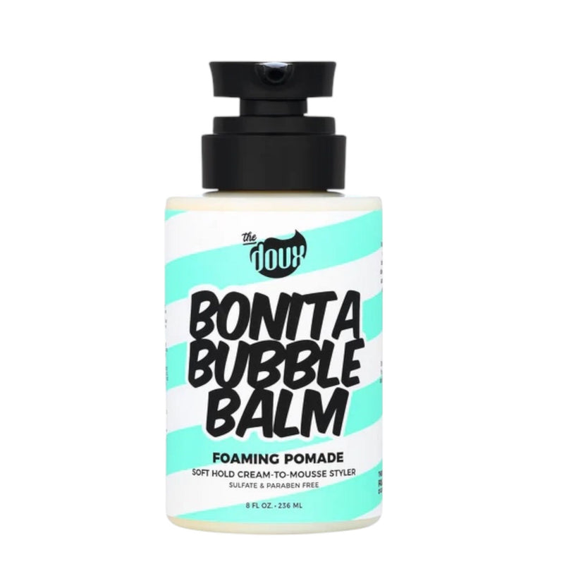 The Doux BONITA BUBBLE BALM™ Foaming Pomade – 8 oz.   Cream-to-Foam Styling • Lightweight Definition • All Texture Types