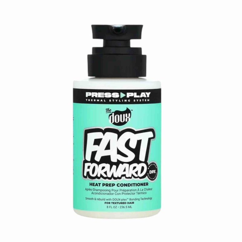 The Doux FAST FORWARD™ Heat Prep Conditioner – 8 oz.  Bonding Technology • Heat Protection • Blowout Shield