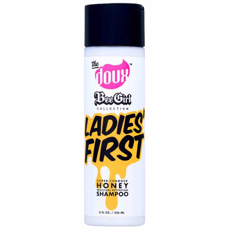 The Doux LADIES FIRST™ Honey Shampoo – 8 oz.   Gentle Cleanse • Honey-Infused Shine • Curl-Friendly Formula