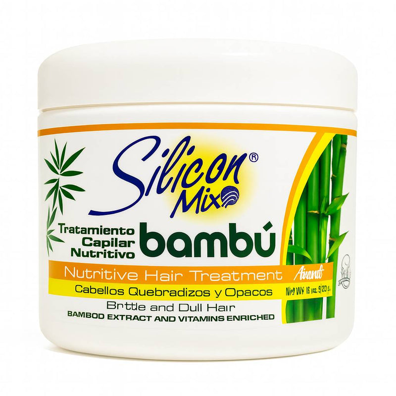 Silicon Mix Bambu Nutritive Hair Treatment 16 oz – strengthening and hydrating deep treatment for weak, dry, and damaged hair | VVIPBEAUTY