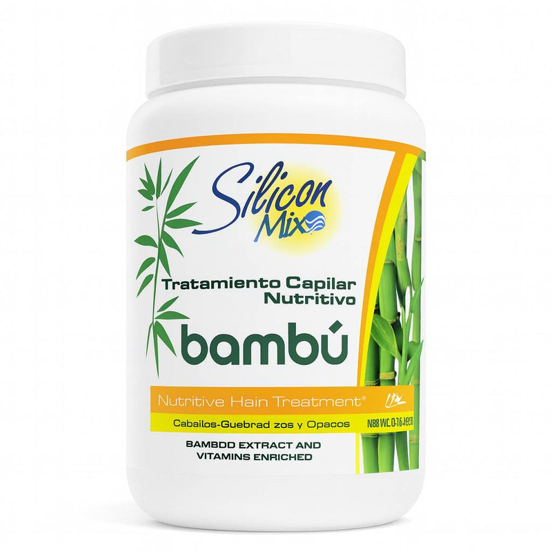 Silicon Mix Bambu Nutritive Hair Treatment 60 oz – strengthening and hydrating deep treatment for weak, dry, and damaged hair | VVIPBEAUTY