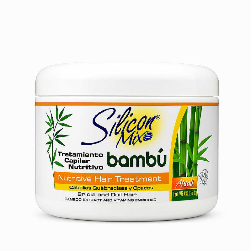 Silicon Mix Bambu Nutritive Hair Treatment 8 oz – strengthening and hydrating deep treatment for weak, dry, and damaged hair | VVIPBEAUTY