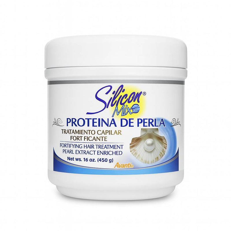 Silicon Mix Proteina de Perla Hair Treatment 16 oz – intensive deep conditioning mask with pearl protein for dry, weak, and damaged hair | VVIPBEAUTY