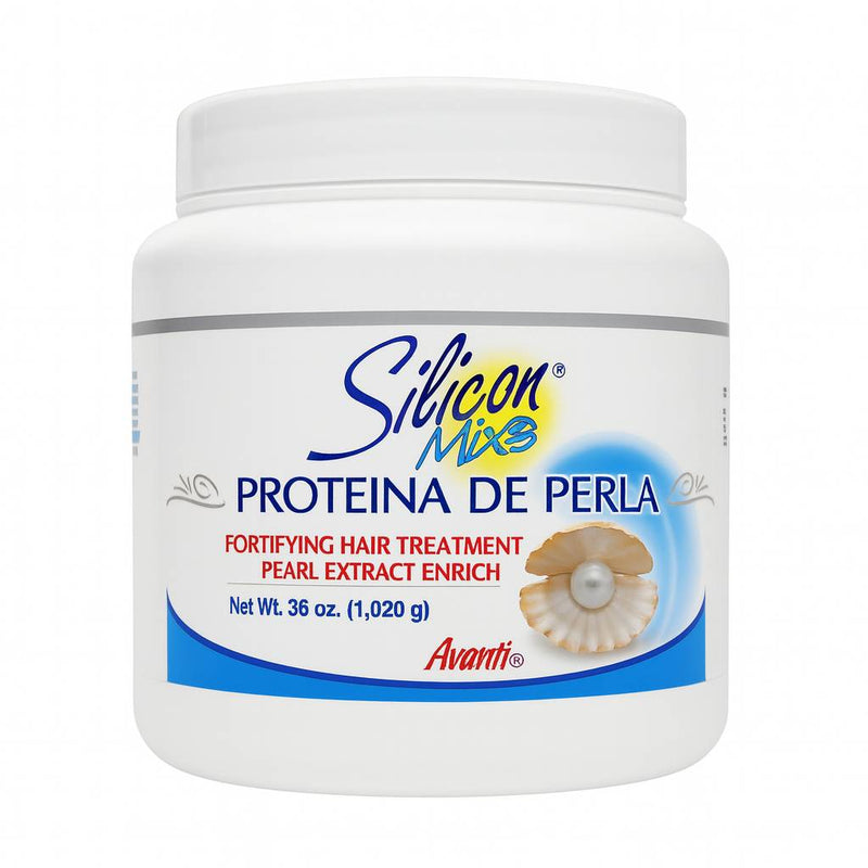 Silicon Mix Proteina de Perla Hair Treatment 36 oz – intensive deep conditioning mask with pearl protein for dry, weak, and damaged hair | VVIPBEAUTY