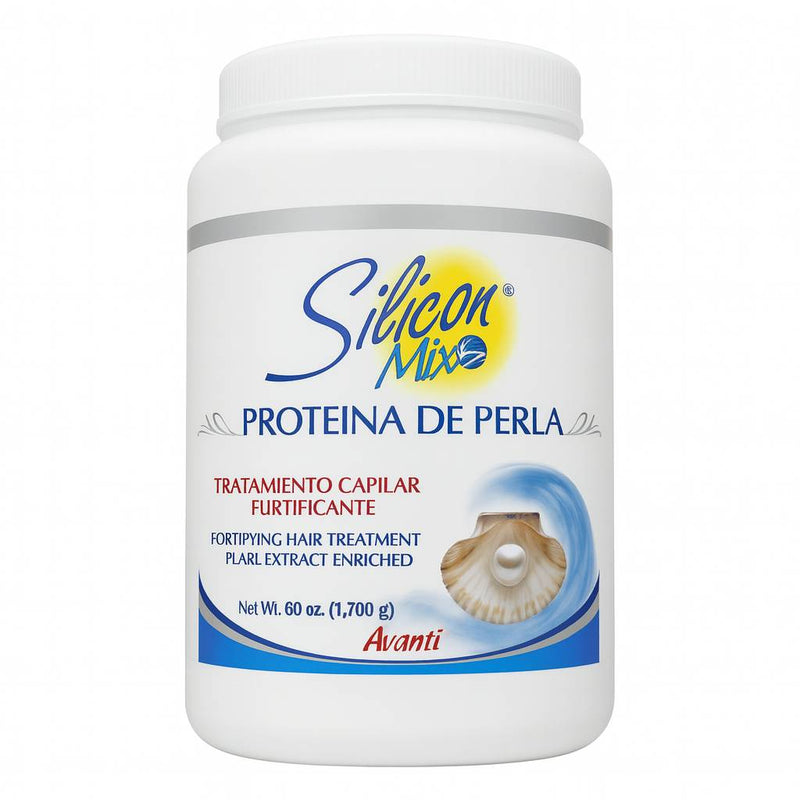 Silicon Mix Proteina de Perla Hair Treatment 60 oz – intensive deep repair mask with pearl protein for dry, weak, and damaged hair | VVIPBEAUTY