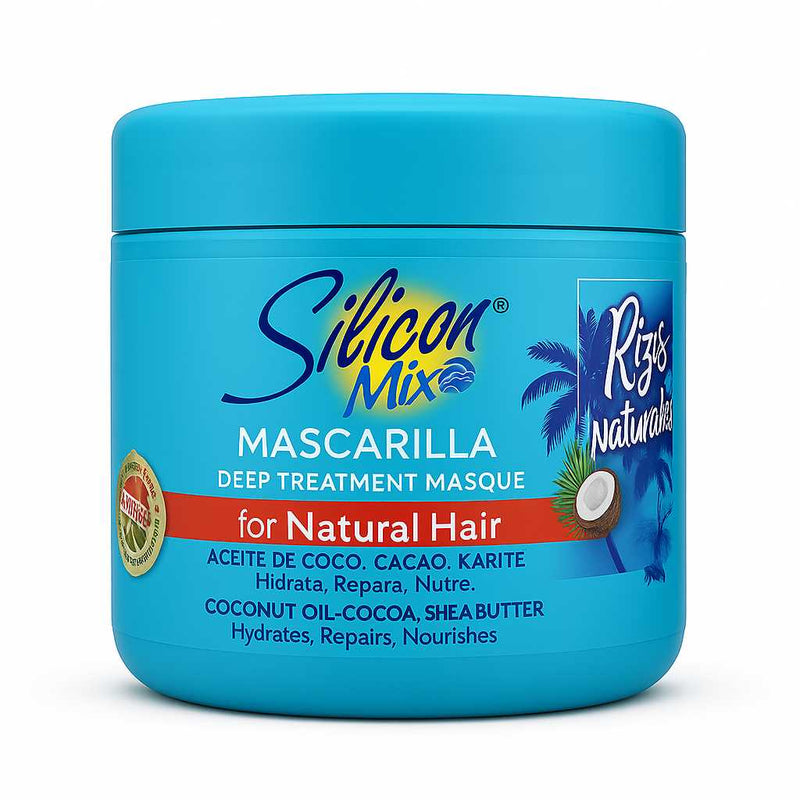 Silicon Mix Rizos Naturales Deep Treatment Masque 17 oz – hydrating and curl-defining deep conditioner for curly, coily, and wavy hair | VVIPBEAUTY