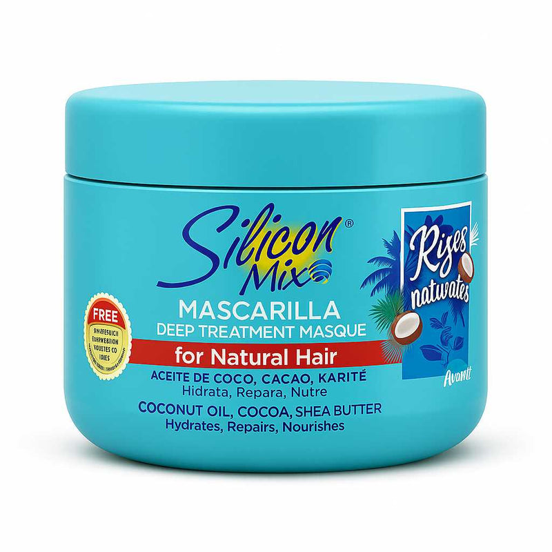 Silicon Mix Rizos Naturales Deep Treatment Masque 8 oz – hydrating and curl-defining deep conditioner for curly, coily, and wavy hair | VVIPBEAUTY
