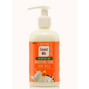 Leche capilar hidratante para rizos Creme of Nature, leche de coco natural certificada (235 ml)