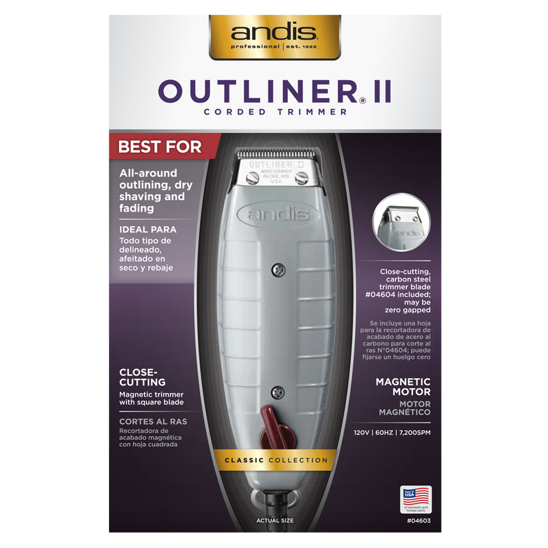 ANDIS OUTLINER II Square Blade TRIMMER