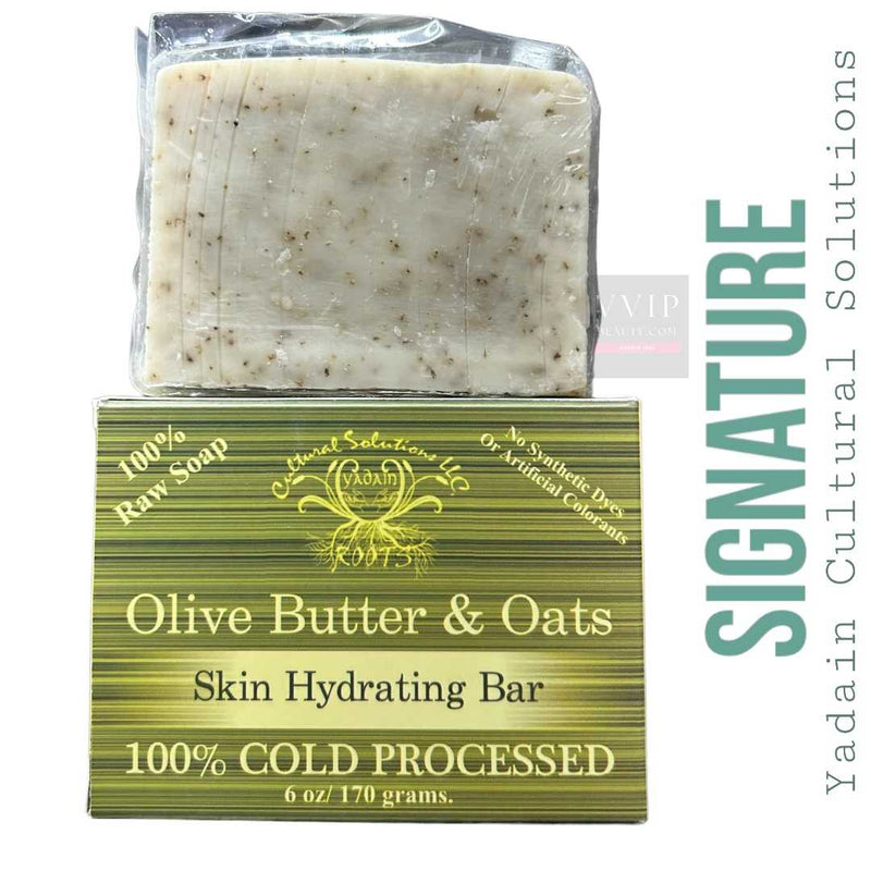 100% Cold Processed, Raw Bar Soap: OLIVE BUTTER & OATS