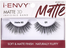 Pestañas postizas Kiss Envy Matte 3D Invisible Band- KMEI01 (M13)