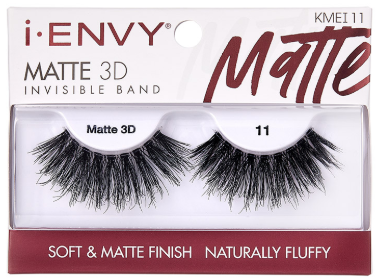 Kiss  Envy Matte 3D Invisible Band Eyelashes- KMEI11