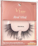 V-Luxe Visón Auténtico – Pétalo Dorado (B00145)