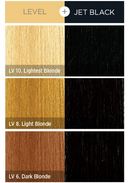 Tinte semipermanente para el cabello KISS COLORS Tintation-T999 - Negro azabache 5oz (S6)