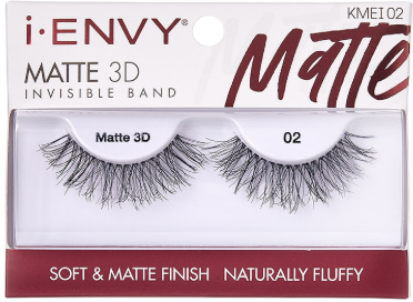 Kiss  Envy Matte 3D Invisible Band Eyelashes- KMEI02