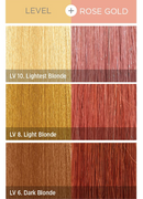 Tinte semipermanente para el cabello KISS COLORS Tintation-T740 - Oro rosa 5oz (S7)