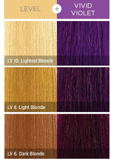 KISS COLORS Tintation Semi-Permanent Hair Color-T340 - Vivid Violet 5oz (S7)