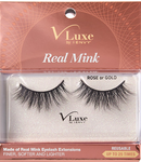 V-Luxe Visón Auténtico – Rosa o Oro (B00145)