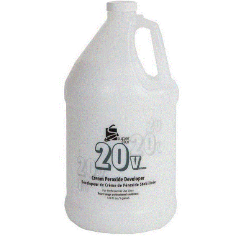 Super Star 20 Volumes Hair Cream Peroxide Developer-1Gallon^