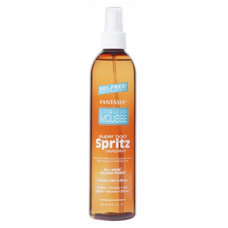 Fantasia IC Liquid Mousse Super Hold Spritz Hairspray(Blue) 2oz/12oz (B00120)