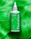 KISS COLORS Tintation Semi-Permanent Hair Color-T112 - Neon Green 5oz