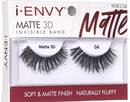 Pestañas postizas Kiss Envy Matte 3D con banda invisible: Eleva tu mirada - KMEI04
