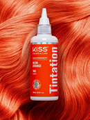 Tinte semipermanente para el cabello KISS COLORS Tintation - T665 - Naranja neón (148 ml)