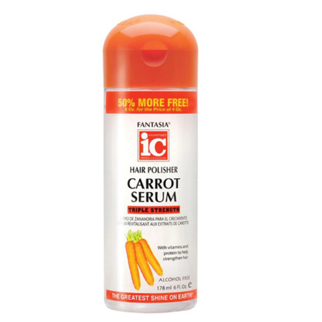 Fantasia Ic Hair Polisher, Carrot Growth Serum, Triple Strength 6 Oz