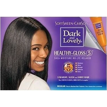 Dark and Lovely Healthy-Gloss 5 Shea Moisture No Lye Relaxer – Regular