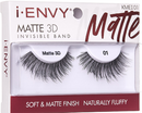 Pestañas postizas Kiss Envy Matte 3D Invisible Band- KMEI01 (M13)