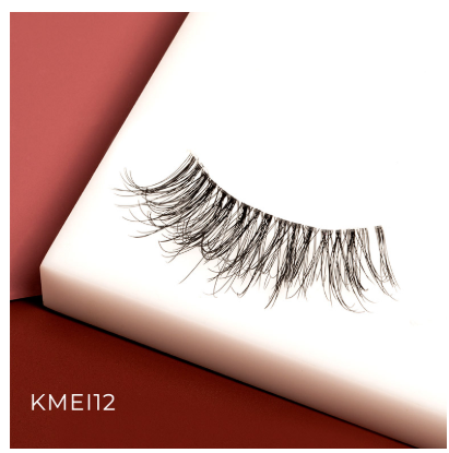 Kiss  Envy Matte 3D Invisible Band Eyelashes- KMEI12