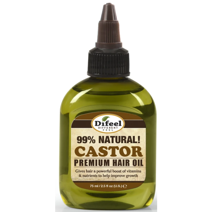 DIFEEL PREMIUM NATURAL HAIR OIL - CASTOR HAIR OIL 2.5 OZ. (46)
