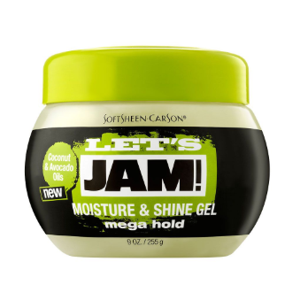 Let's Jam! Mega Hold Moisture and Shine Gel 9oz (B00110)