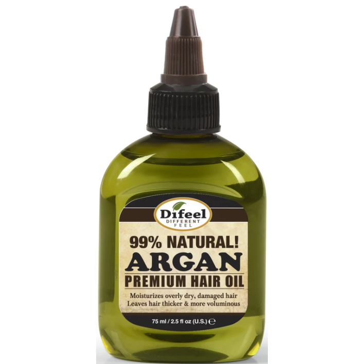 DIFEEL PREMIUM NATURAL HAIR OIL - ARGAN OIL 2.5 OZ. (B00146)