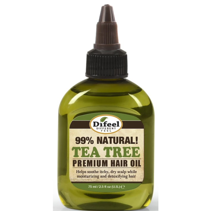 DIFEEL PREMIUM NATURAL HAIR OIL - TEA TREE OIL 2.5 OZ.