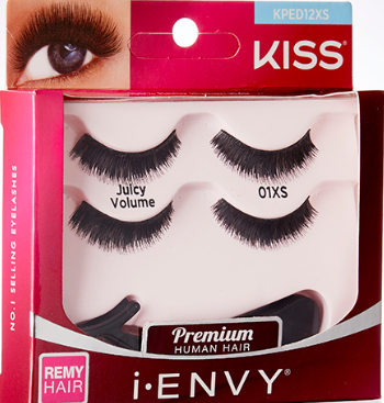 Premium Human Hair Juicy Volume 01XS-2 Pairs Pack -KPED12XS