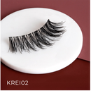 Pestañas postizas Kiss I Envy Remy 3D con banda invisible, 100% cabello humano - KREI02